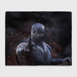 Плед флисовый Нуб Сайбот и искры, цвет: 3D-велсофт