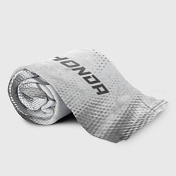 Плед флисовый Honda - white gradient по-горизонтали, цвет: 3D-велсофт — фото 2