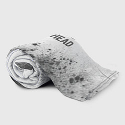 Плед флисовый Radiohead - white gradient посередине, цвет: 3D-велсофт — фото 2