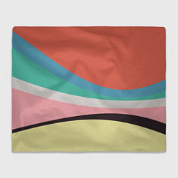 Плед флисовый Спектр июнь, цвет: 3D-велсофт