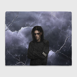 Плед флисовый Bones в образе психа, цвет: 3D-велсофт