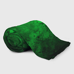 Плед флисовый Абстракция - green acid stains, цвет: 3D-велсофт — фото 2