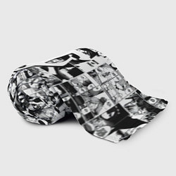 Плед флисовый Doom anime black, цвет: 3D-велсофт — фото 2