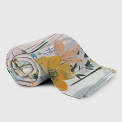 Плед флисовый Цветы полевые, цвет: 3D-велсофт — фото 2