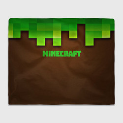 Плед флисовый Minecraft forever, цвет: 3D-велсофт