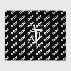 Плед флисовый Doom off black, цвет: 3D-велсофт