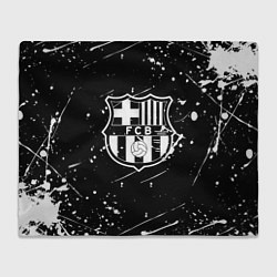 Плед флисовый Barcelona краски белые, цвет: 3D-велсофт