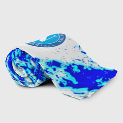 Плед флисовый Наполи текстура краски, цвет: 3D-велсофт — фото 2