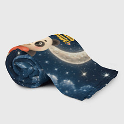 Плед флисовый Ты делаешь мир лучше - панда с сердечком, цвет: 3D-велсофт — фото 2