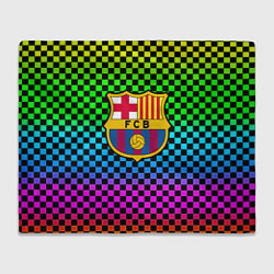Плед флисовый Barcelona gradient neon, цвет: 3D-велсофт