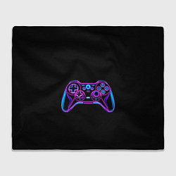 Плед флисовый Gamepad, цвет: 3D-велсофт