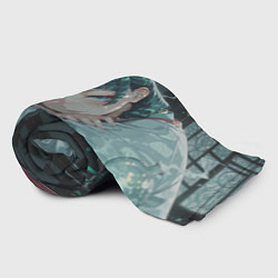 Плед флисовый Маомао с кошачьими ушками, цвет: 3D-велсофт — фото 2