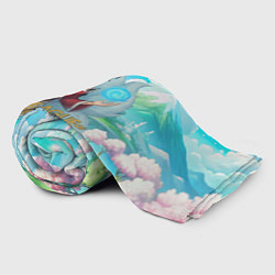 Плед флисовый Ahri League of Legends, цвет: 3D-велсофт — фото 2