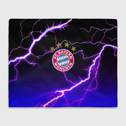 Плед флисовый Bayern Mnchen молнии шторм, цвет: 3D-велсофт