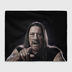 Плед флисовый Danny Trejo, цвет: 3D-велсофт
