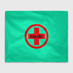 Плед флисовый Medic, цвет: 3D-велсофт