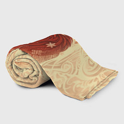 Плед флисовый Славянский конь, цвет: 3D-велсофт — фото 2