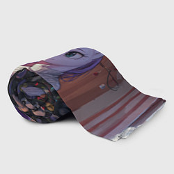 Плед флисовый Анимешная лошадка - Новый год, цвет: 3D-велсофт — фото 2