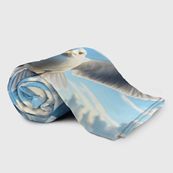 Плед флисовый Чайка над волной, цвет: 3D-велсофт — фото 2