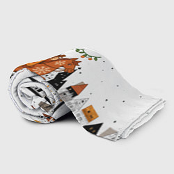 Плед флисовый Новогодняя сказочная лошадка, цвет: 3D-велсофт — фото 2