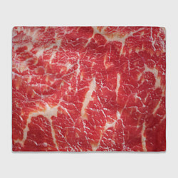Плед флисовый Мясо, цвет: 3D-велсофт