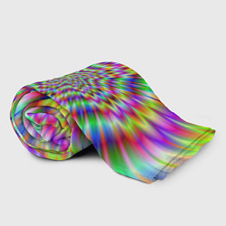 Плед флисовый Спектральная иллюзия, цвет: 3D-велсофт — фото 2