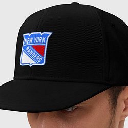 Кепка-снепбек New York Rangers, цвет: черный