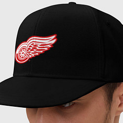 Кепка-снепбек Detroit Red Wings, цвет: черный