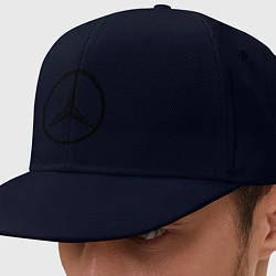 Кепка-снепбек Mercedes-Benz logo, цвет: тёмно-синий