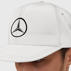 Кепка-снепбек Mercedes-Benz logo, цвет: белый