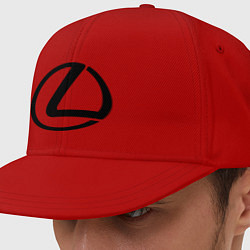 Кепка-снепбек Logo lexus, цвет: красный