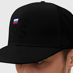 Кепка-снепбек RUS 95, цвет: черный