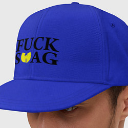 Кепка-снепбек Fuck Wu-Tang SWAG цвета синий — фото 1