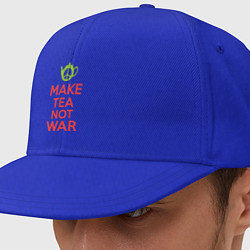 Кепка-снепбек Make tea not war, цвет: синий
