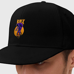 Кепка-снепбек BMX - moon - space, цвет: черный