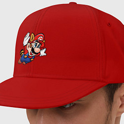 Кепка-снепбек Mario bros 3, цвет: красный