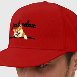 Кепка-снепбек Just relax cap, цвет: красный
