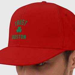 Кепка-снепбек Trust Boston, цвет: красный