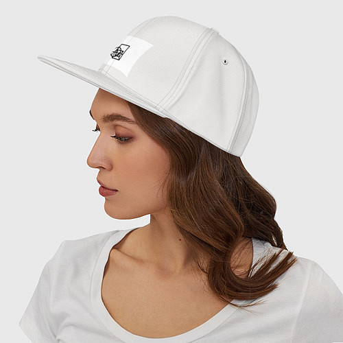 Кепка снепбек Classic accessories - eye human / Белый – фото 3