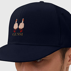 Кепка-снепбек Два весёлых гуся - GUSSI - Fashion 2055, цвет: тёмно-синий