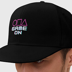 Кепка-снепбек Game on, цвет: черный