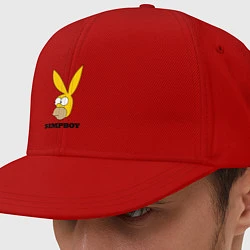 Кепка-снепбек Simpboy - rabbit Homer, цвет: красный