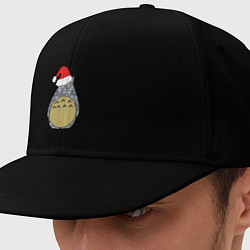 Кепка-снепбек Totoro Santa, цвет: черный