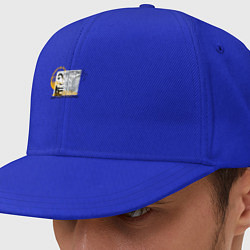 Кепка-снепбек Звук хип-хопа, цвет: синий