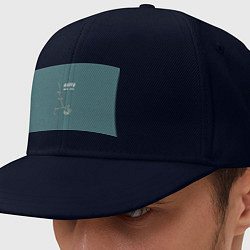 Кепка-снепбек Леттеринг с новым 2023 годом кролика, цвет: тёмно-синий