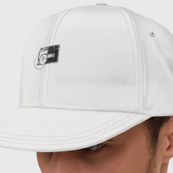 Кепка-снепбек Cassette, цвет: белый
