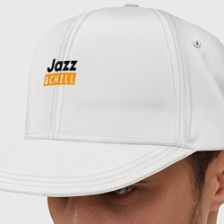 Кепка-снепбек Jazz and chill, цвет: белый
