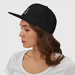 Кепка-снепбек Роблокс в шляпе, цвет: черный — фото 2