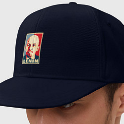 Кепка-снепбек Владимир Ильич Ленин, цвет: тёмно-синий