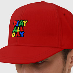 Кепка-снепбек Super Mario lettering, цвет: красный